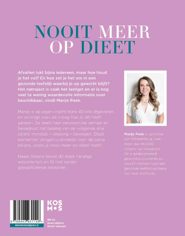 Nooit meer op dieet - ISBN 9789043931106